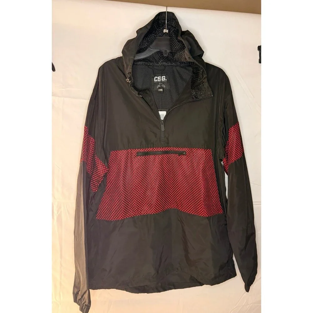 Unbranded Men's Black and Red Jacket